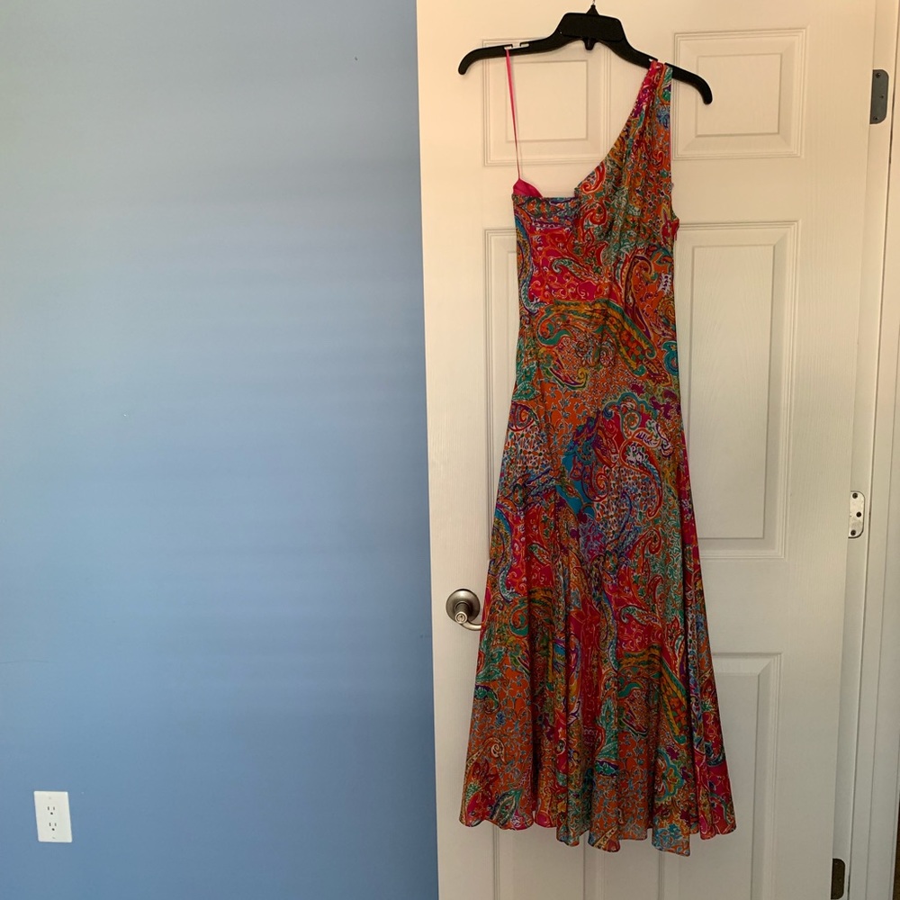 Ralph Lauren one shoulder dress